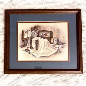 “To Have And To Hold Print”Paula Vaughan Pro Matted and Framed Wall Art Decor
